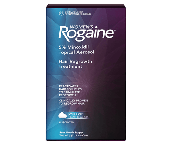 Minoxidil Rogaine 5% Women's (Foam) Espuma 4 Meses
